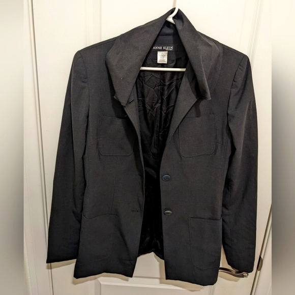 Anne Klein suit jacket, Size 6, Black - Picture 1 of 2